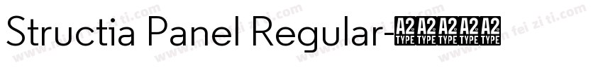 Structia Panel Regular字体转换